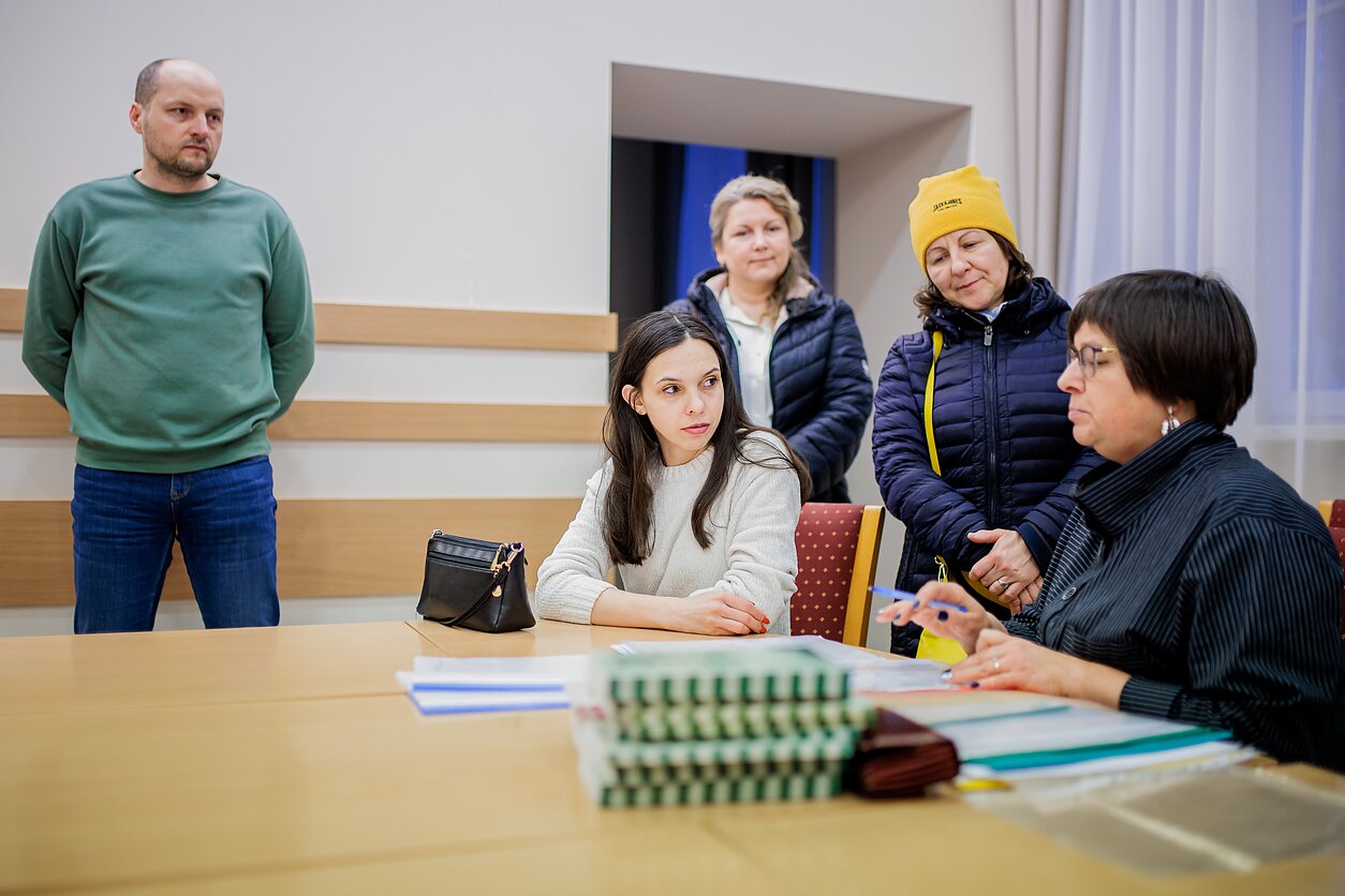 Mokiniai Tautinių bendrijų namuose
