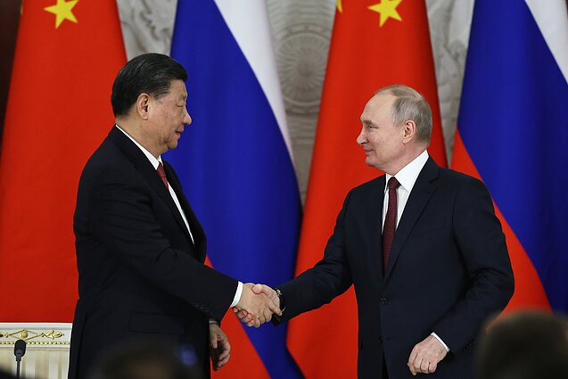 Xi Jinping i Władimir Putin