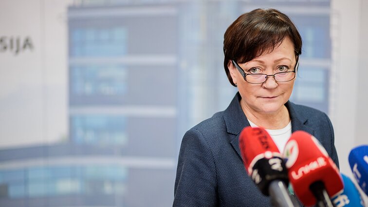 Žinios. VRK pirmininkė Jolanta Petkevičienė sako neatmetanti galimybės trauktis