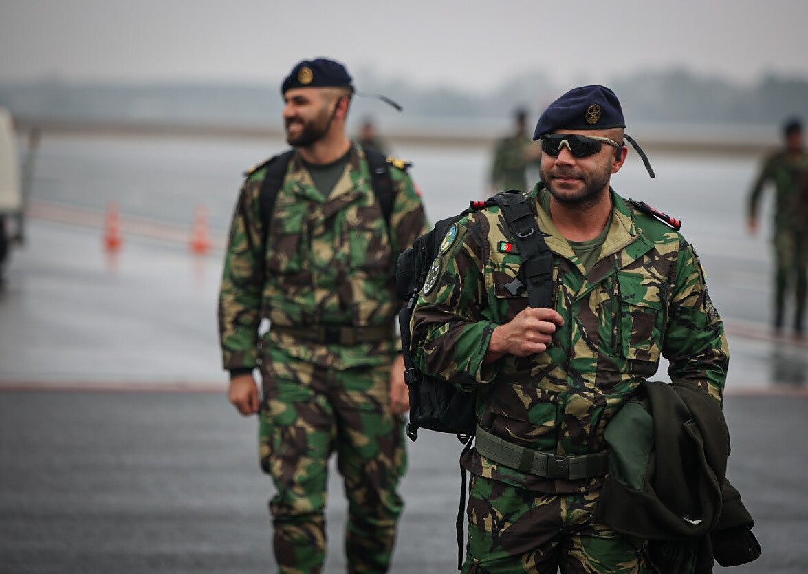 A rotation of Portuguese troops arrived in Lithuania