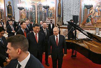 Xi Jinpingas ir Vladimiras Putinas Xi Jinpingas ir Vladimiras Putinas