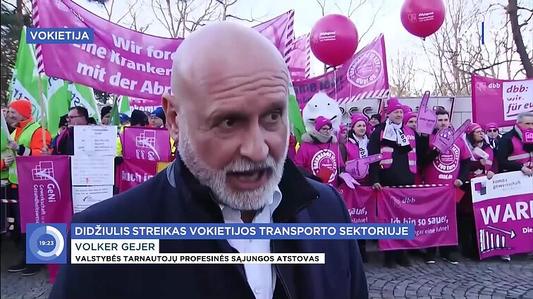 Per Europą ritasi streikai: augant pragyvenimo išlaidoms, už didesnes algas stoja Vokietijos viešojo transporto vairuotojai