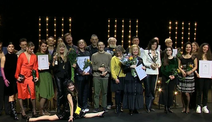 Teatro dienos proga, „Fortūnos“ teatralams išdalintos statulėlės ir piniginės premijos