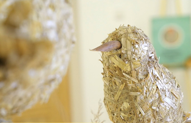 Panevėžio rajone – rankdarbiai iš šiaudų: pataria, kaip paprastomis priemonėmis pasipuošti namus Velykoms