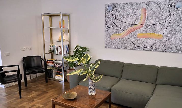 Meno kuratorė apie savo būstą, kuriame gausu kūrinių: nenorėjau skandinaviško interjero