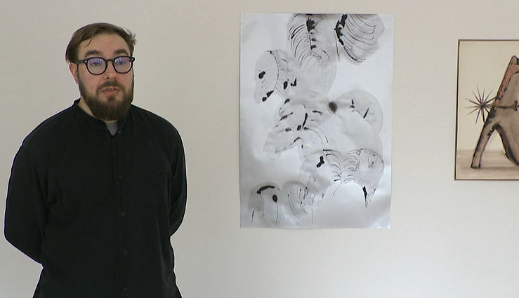 Naują parodą pristatantis Vytenis Burokas: vienu metu buvau nusprendęs, kad piešti nebereikia