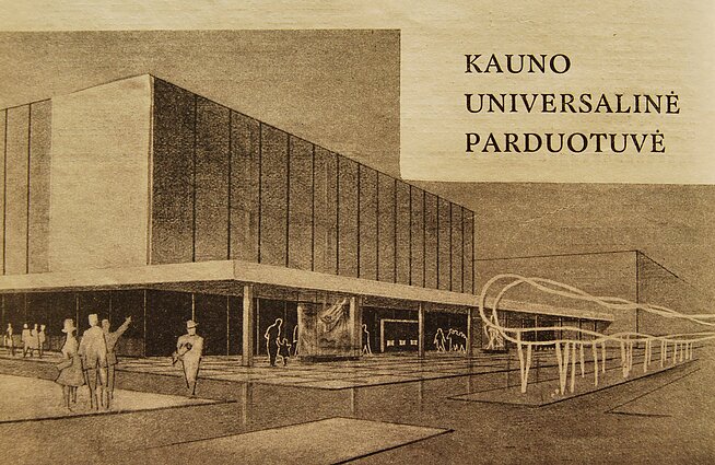 Pirmasis universalinės parduotuvės projektas