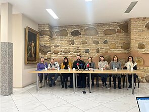 Прес-конференція "парафії для українців" при РПЦ у Литві Прес-конференція "парафії для українців" при РПЦ у Литві