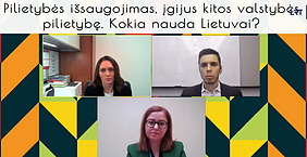 Diskusijos akimirka Diskusijos akimirka