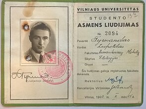 Legitymacja studenta Tyrmanda Legitymacja studenta Tyrmanda