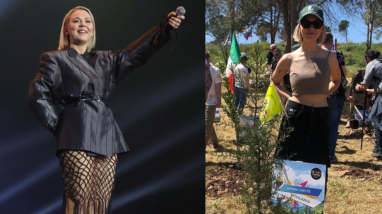 Monika Linkytė Izraelyje