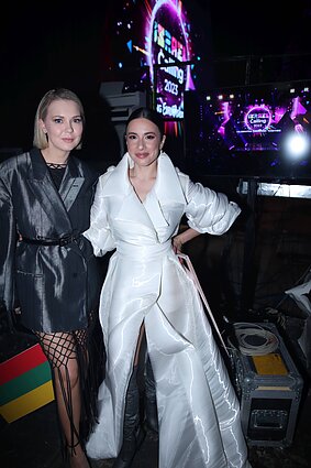 Monika Linkytė ir Ispanijos atstovė Blanca Paloma