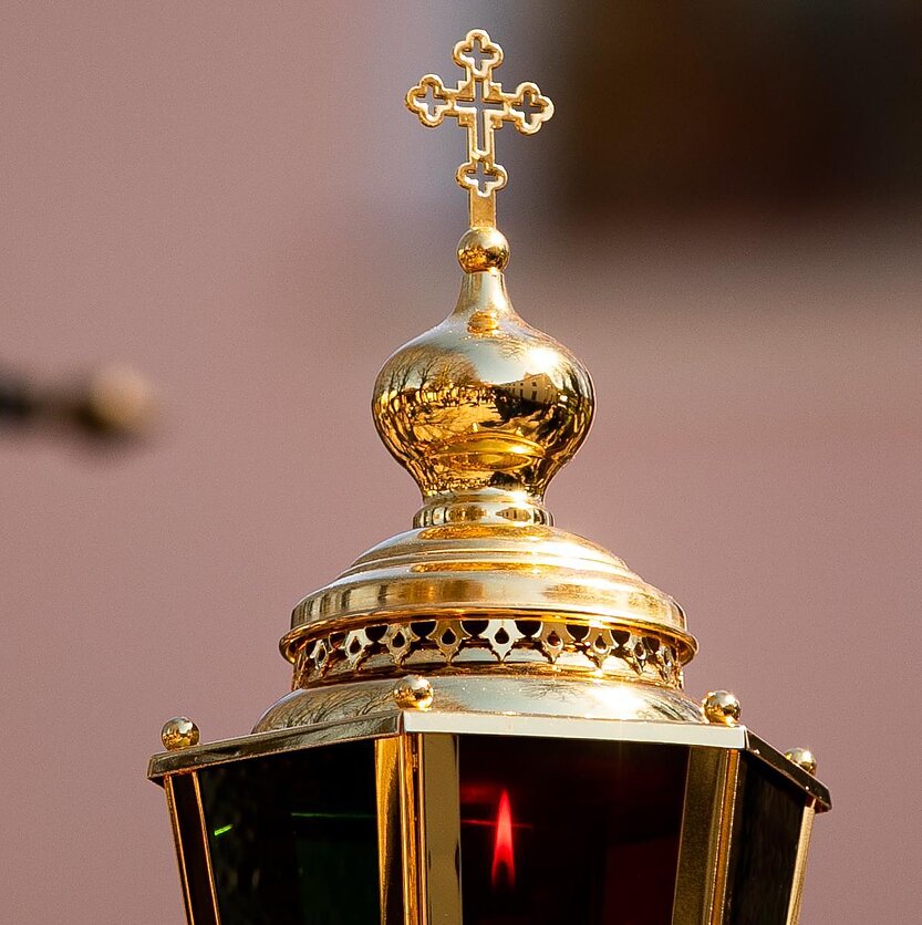 E. Blažio / LRT nuotr., Vilniuje keli šimtai stačiatikių dalyvavo procesijoje už bažnyčios vienybę, karo stabdymą