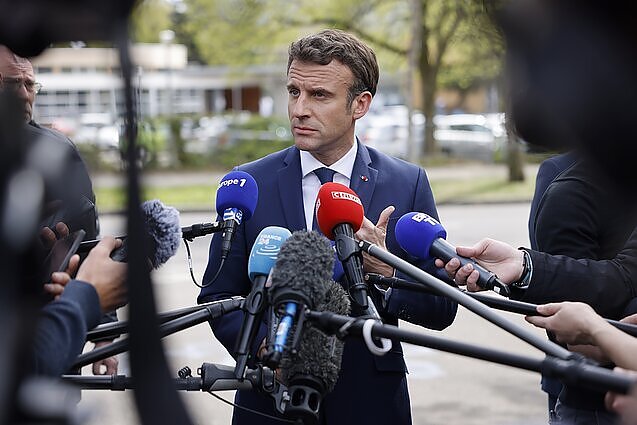 Panorama. Macronas teigia, kad Europa neturi imti pavyzdžio iš JAV ar Kinijos Taivano atžvilgiu