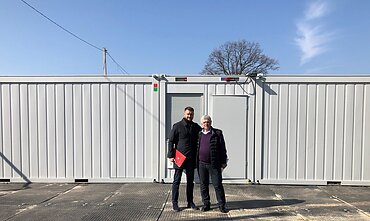 W „litewskim“ mobilnym osiedlu w Borodziance zamieszka 36 ukraińskich rodzin W „litewskim“ mobilnym osiedlu w Borodziance zamieszka 36 ukraińskich rodzin