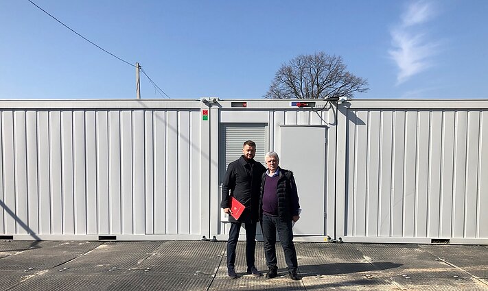 W „litewskim“ mobilnym osiedlu w Borodziance zamieszka 36 ukraińskich rodzin W „litewskim“ mobilnym osiedlu w Borodziance zamieszka 36 ukraińskich rodzin