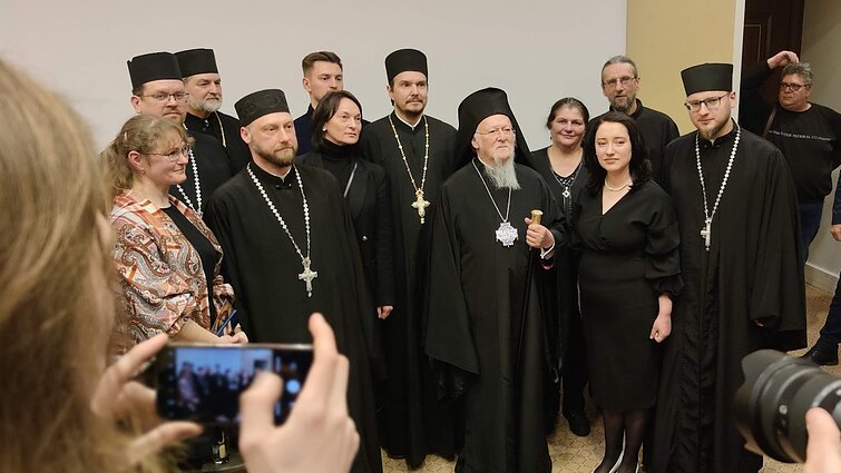 Зустріч Вселенського Патріарха Варфоломія з литовськими священиками Константинопольського Патріархіту і мирянами у Вільнюсі. Ілюстративне фото