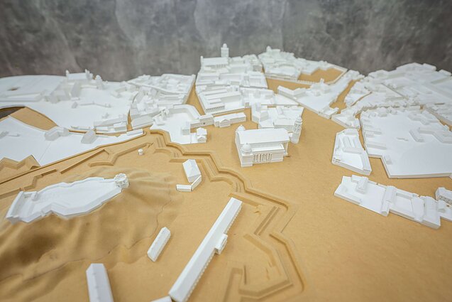 Atkurto 19 a. Vilniaus miesto maketo fragmentas