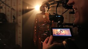 Nombeko Augustės klipo filmavimo akimirka