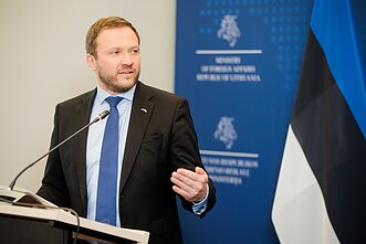 Estijos užsienio reikalų ministras Margusas Tsahkna