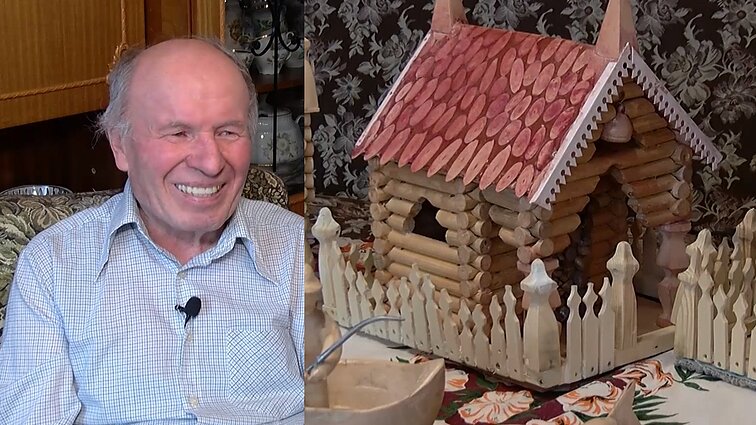 Beveik nieko nematantis Algirdas kasdien dirbtuvėse drožia iš medžio kūrinius: negaliu būti be darbo