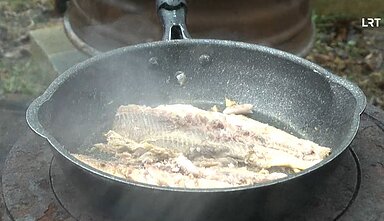 Šmakalo gamybos procesas. Silkės kepimas