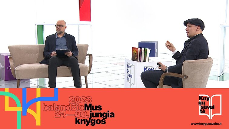 Knygų savaitė 2023. Pokalbis su vienu svarbiausių Skandinavijos šalių detektyvų kūrėjų Stefanu Ahnhemu (Leidykla „Baltos lankos“)