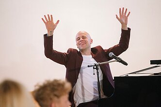 Vido Bareikio koncertų turo akimirka