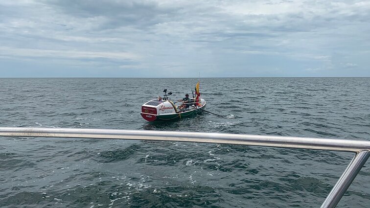 Paskutinius metrus iki finišo irkluojantis Aurimas Valujavičius: siekite savo svajonių, kiekvienam savas Atlantas!