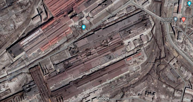 Dalis „Azovstal“ gamyklos