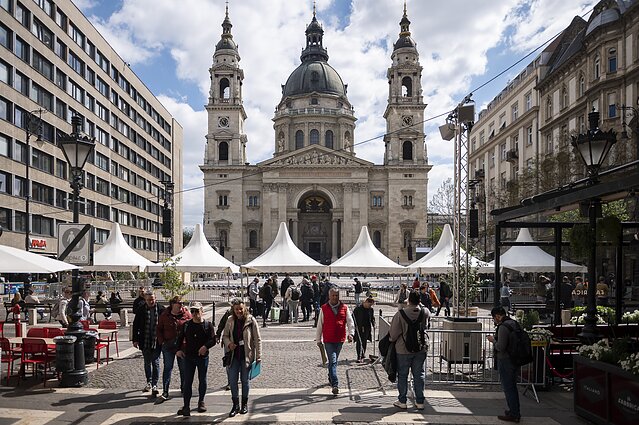 Budapešte ruošiamasi popiežiaus vizitui