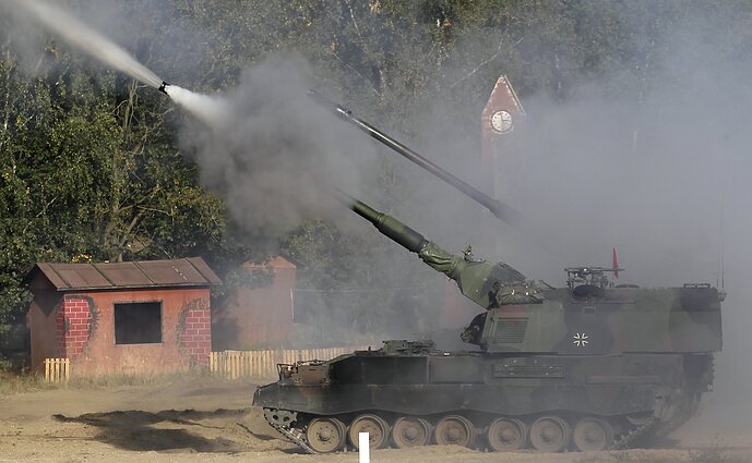 Vokietijos Panzer haubicos