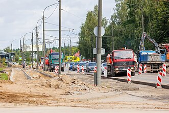 Tvarkoma gatvė Kaune, asociatyvi nuotr.