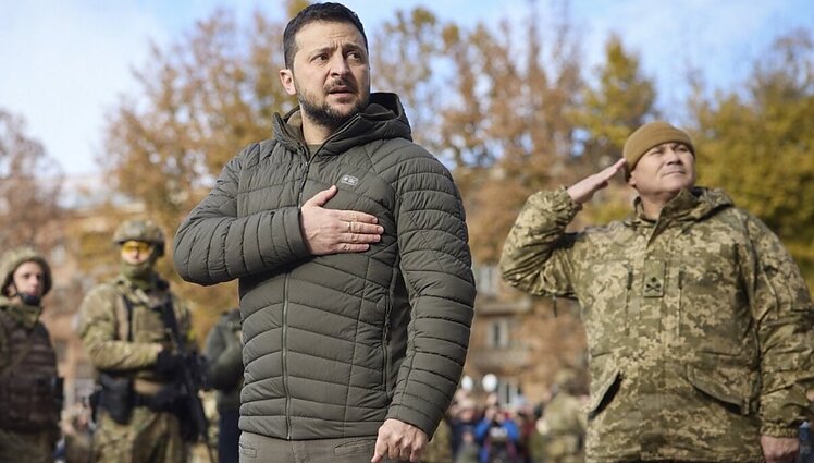 Žinios. Nyderlandai skelbia, kad Zelenskis šiandien turėtų sakyti kalbą Hagoje