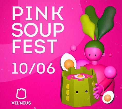 Poster of pink soup fest