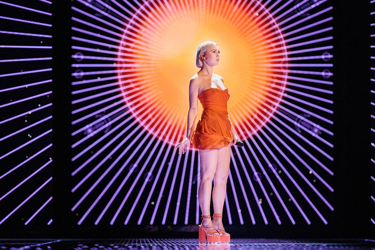 Monika Linkytė antrojoje „Eurovizijos“ repeticijoje Monika Linkytė antrojoje „Eurovizijos“ repeticijoje
