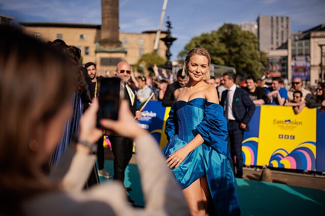 Monika Linkytė „Eurovizijos“ atidarymo ceremonijoje Monika Linkytė „Eurovizijos“ atidarymo ceremonijoje