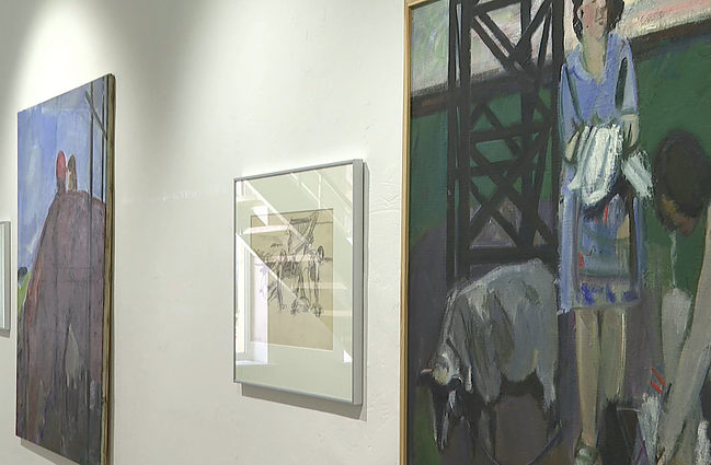 Galerijoje „Akademija“ atidaryta retrospektyvinė Kosto Dereškevičiaus paroda: esminiai dailininko motyvai ir temos