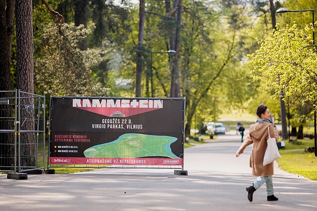 Ribojimai Vingio parke Ribojimai Vingio parke