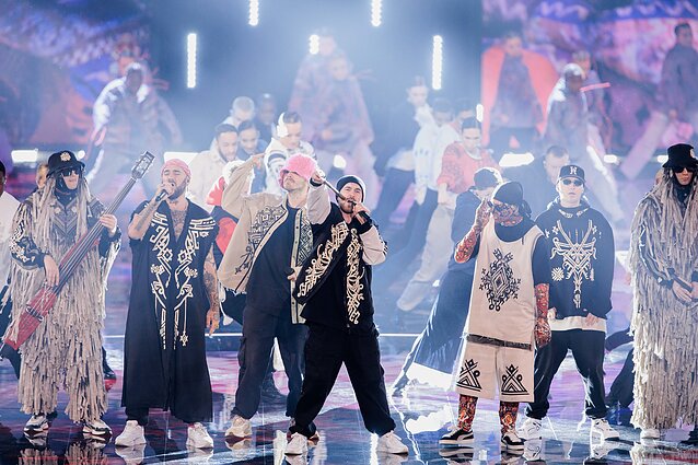 „Eurovizijos“ finalas, „Kalush Orchestra“ pasirodymas „Eurovizijos“ finalas, „Kalush Orchestra“ pasirodymas