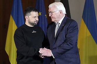 Volodymyras Zelenskis susitiko su Franku-Walteriu Steinmeieriu 
