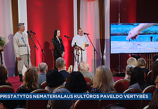 Vilniaus rotušėje pristatytos nematerialaus kultūros paveldo vertybės