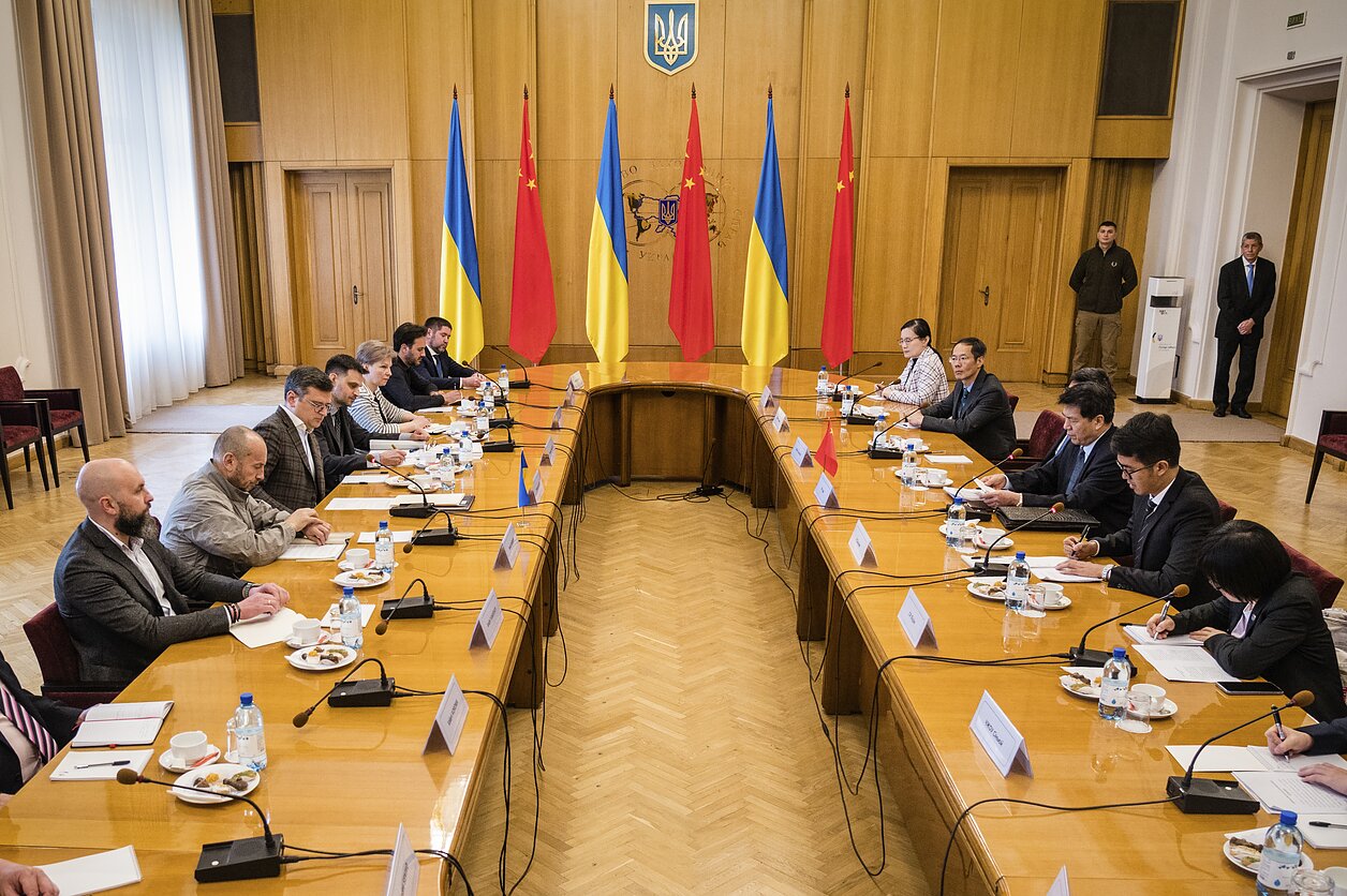 Ukrainos ir Kinijos atstovų susitikimas Ukrainoje