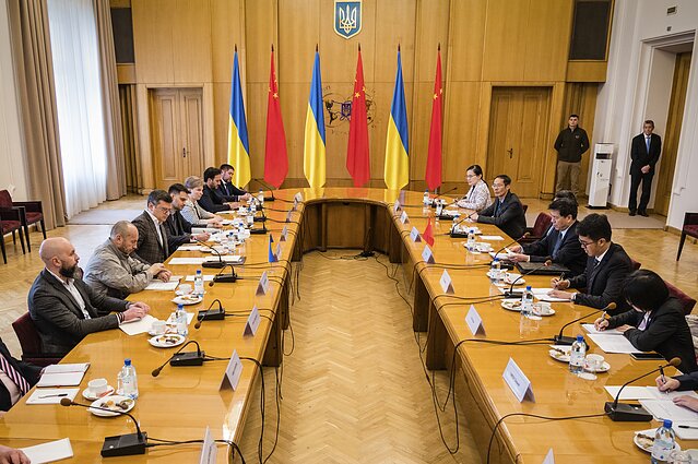 Ukrainos ir Kinijos atstovų susitikimas Ukrainoje