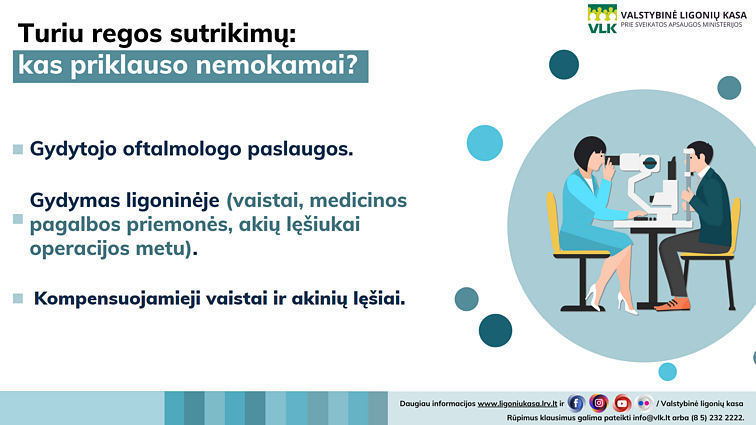 Regos sutrikimai Regos sutrikimai