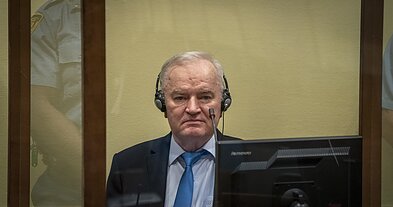 Dėl karo nusikaltimų teisiamas Ratko Mladićius 