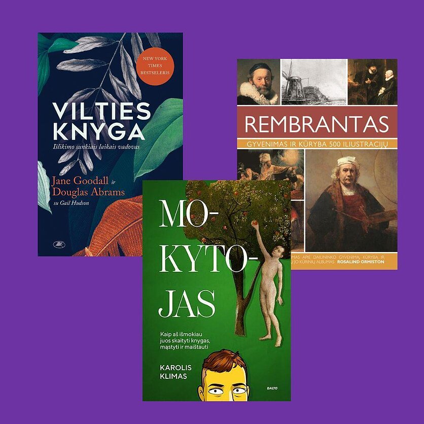 Ką man skaityti? „Vilties knyga“, „Mokytojas“ ir „Rembrantas“
