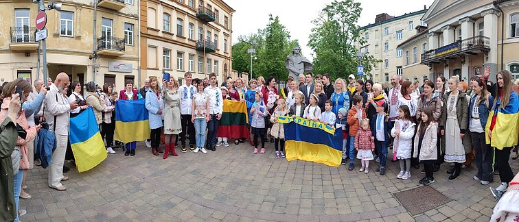 День вишиванки у Вільнюсі. 18 травня 2023 року