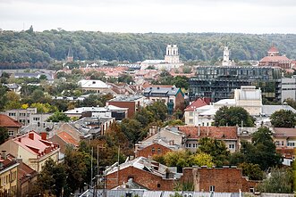 Kaunas; vaizdas iš viršaus