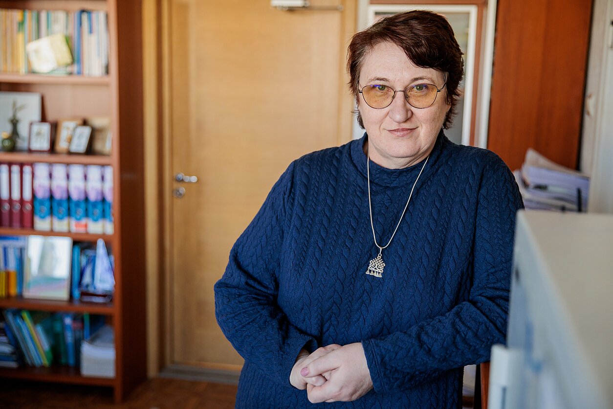 A. Sieliūnienė sako, kad Visaginas labai pasikeitė, daug vertybių išgrynino karas Ukrainoje. A. Sieliūnienė sako, kad Visaginas labai pasikeitė, daug vertybių išgrynino karas Ukrainoje.